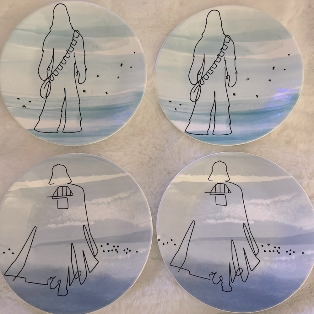 Corelle Star Wars dessert plates set of 4